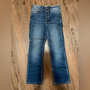 Harper Heritage High Rise Kick Crop Jeans